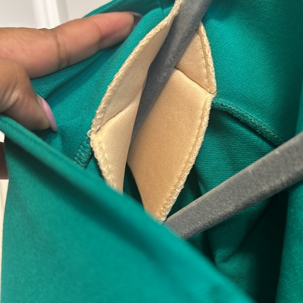 NWT ‼️ A’Gaci Puff Sleeve Front Slit Dress - Picture 6 of 6